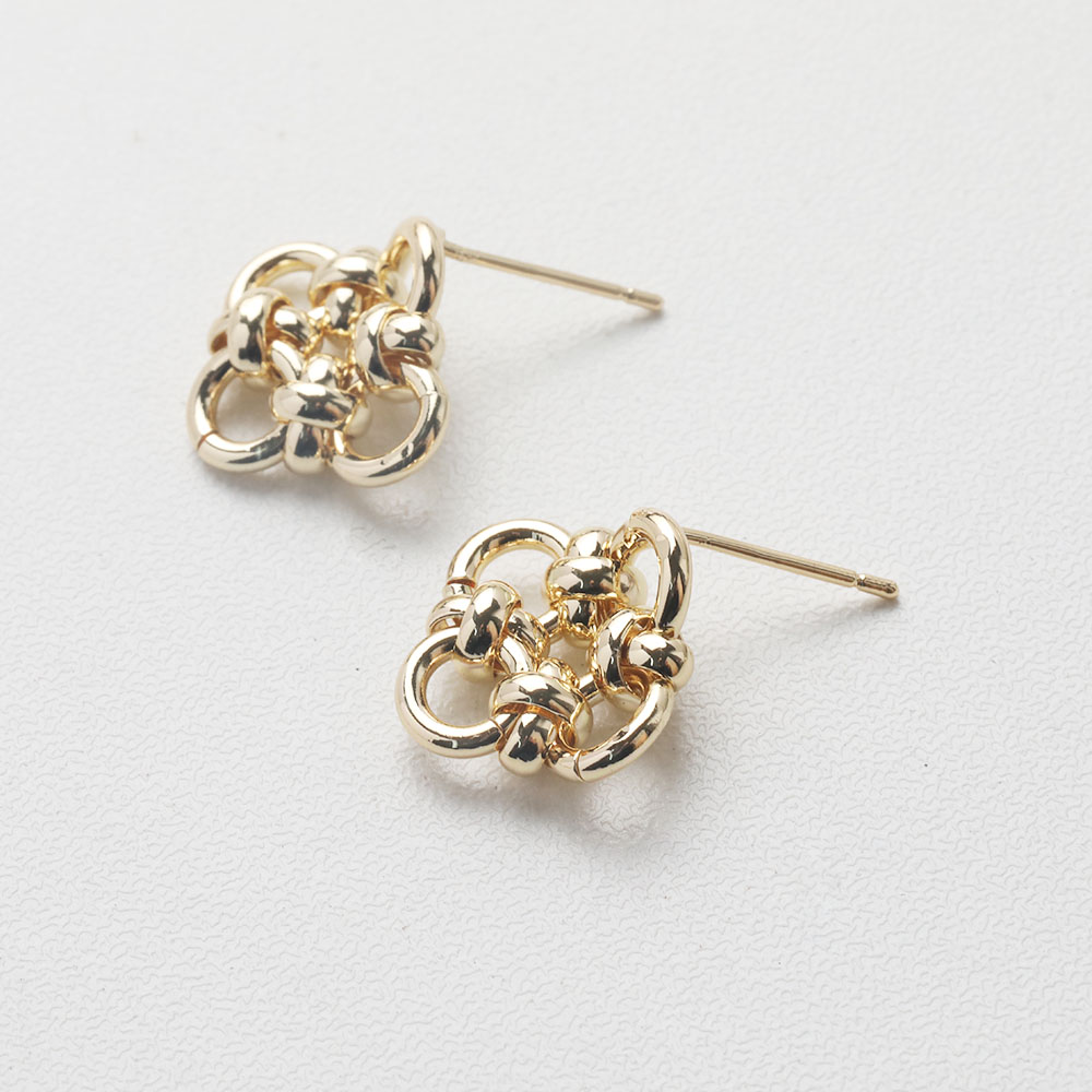 Florist Supplies - 4PCS Dainty Flower Ear Studs Earrings