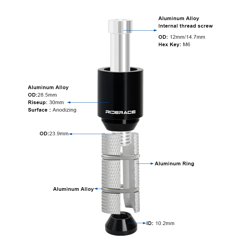 Bicycle Handlebar Stem Height  - đánh giá và giá Stem Extender Tube