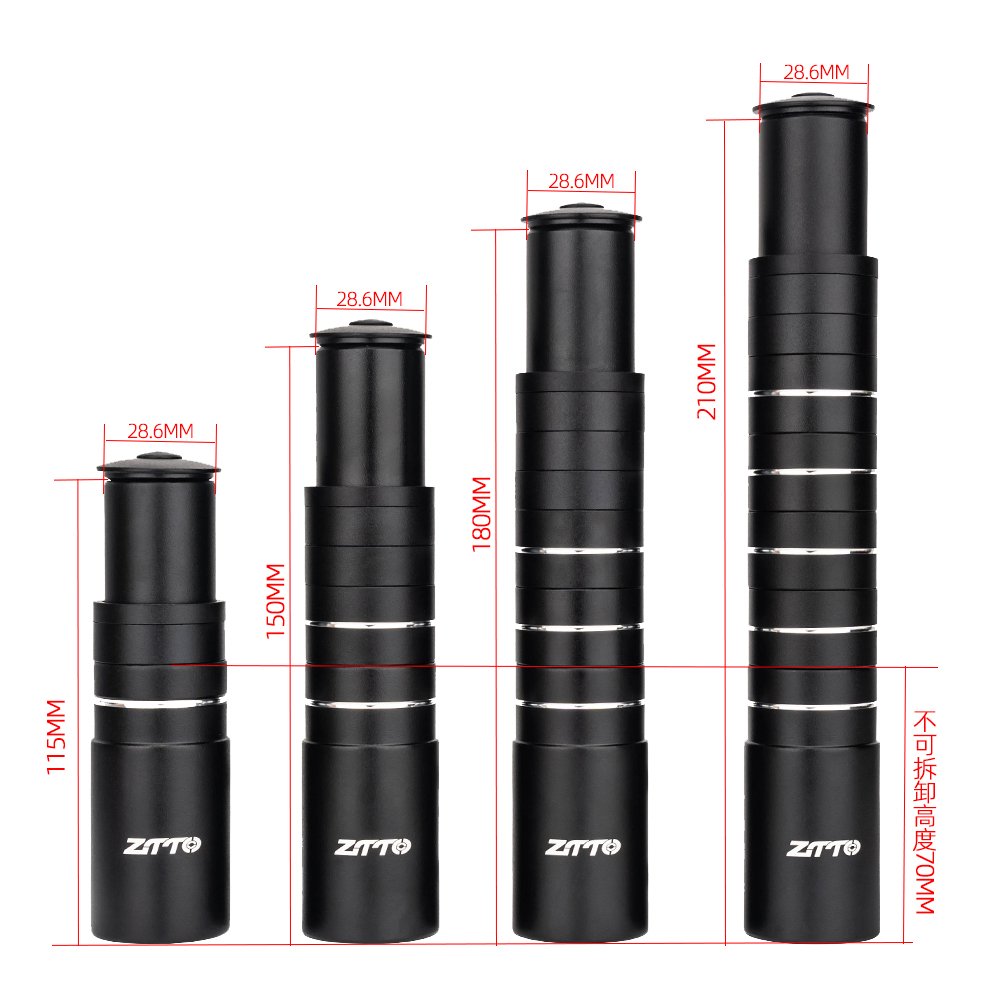 ZTTO Bicycle Fork Stem Height  - đánh giá và giá Stem Extender Tube